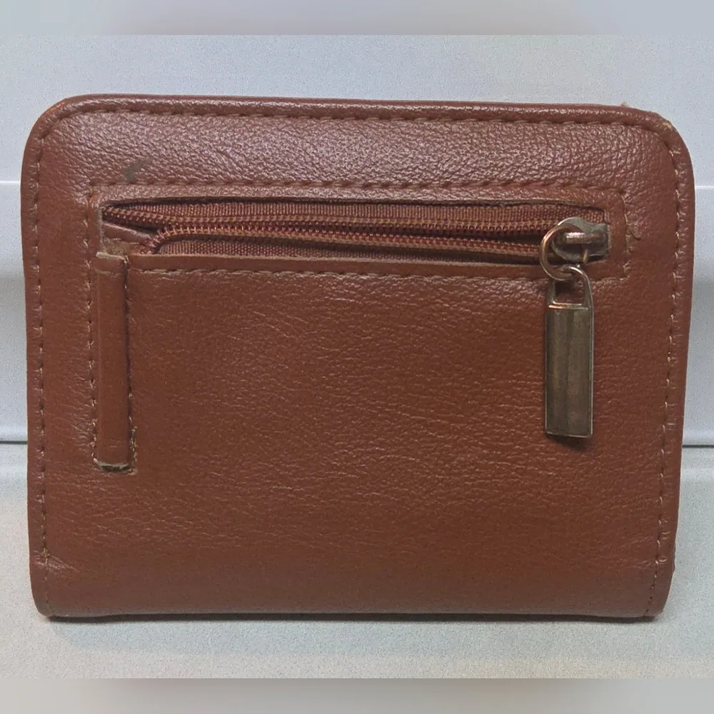 Small Brown Folding Women's Wallet